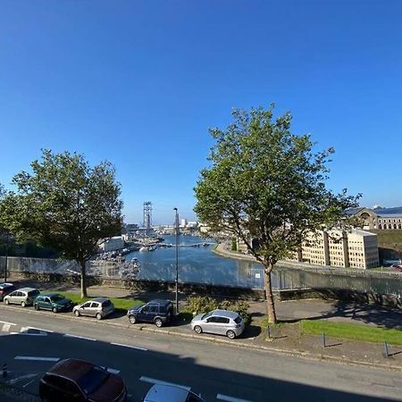 Milin : Appt 2 Ch Vue Sur Mer, Lumineux - Centre-Ville, Proche Facs, Telepherique Et Arsenal. Brest Exterior foto