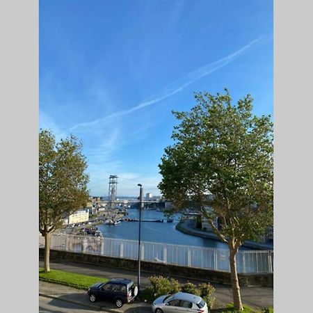 Milin : Appt 2 Ch Vue Sur Mer, Lumineux - Centre-Ville, Proche Facs, Telepherique Et Arsenal. Brest Exterior foto